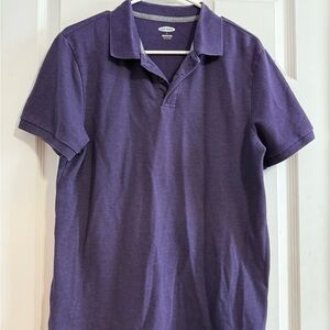 Old Navy Men's Deep Purple Polo Shirt